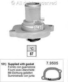 78482 Facet termostato, refrigerante