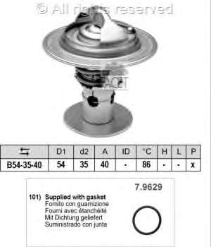 78498 Facet termostato, refrigerante