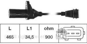 Sensor de posición del cigüeñal 90092 Facet