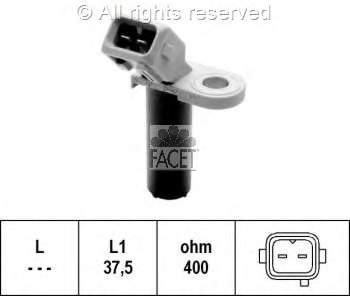 Sensor de cigüeñal 90304 Facet