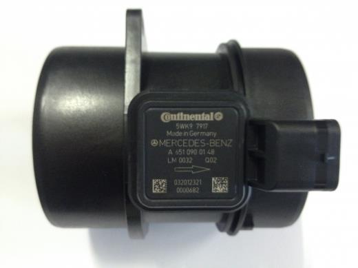 A6510900148 Mercedes sensor de flujo de aire/medidor de flujo (flujo de aire masibo)