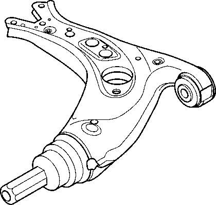 Brazo inferior izquierdo/derecho de suspensión delantera TRW JTC940
