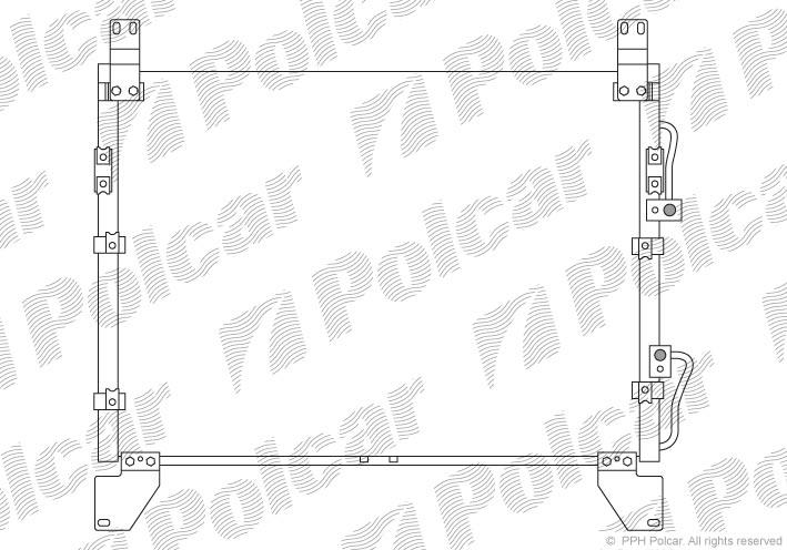 7116K8C1 Polcar condensador aire acondicionado