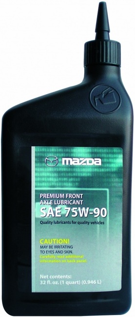 Mazda Front Axle Lubricant Sintético 75W-90 1 L Aceite transmisión (0000775W90QT)