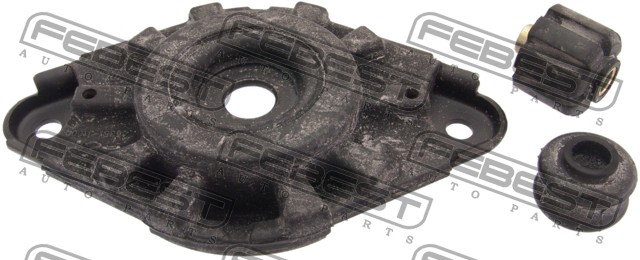 553204M401 Nissan soporte amortiguador trasero