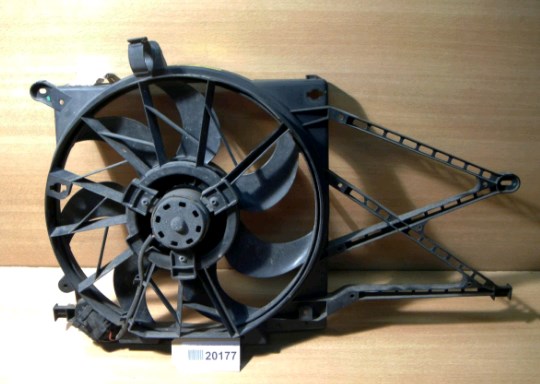 13147272 Opel ventilador (rodete +motor refrigeración del motor con electromotor completo)