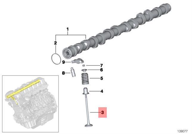 Válvula de escape para BMW 3 (E90)