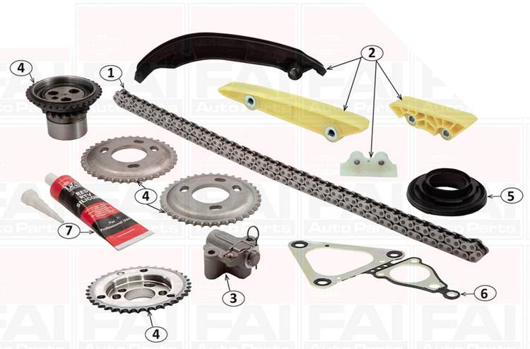 TCK138 FAI kit de cadenas de distribución