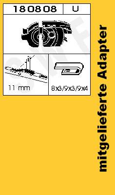Juego de limpiaparabrisas de luna delantera, 2 piezas Opel Astra 51, 52, F35, M35