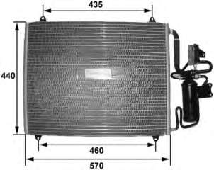 Condensador aire acondicionado 300455 ACR