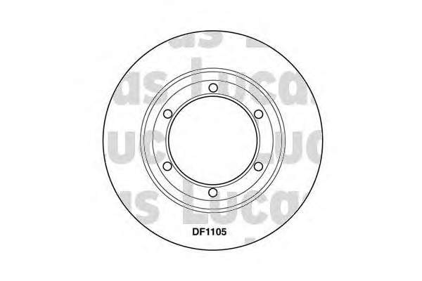 Disco de freno trasero 5426184 Fiat/Alfa/Lancia