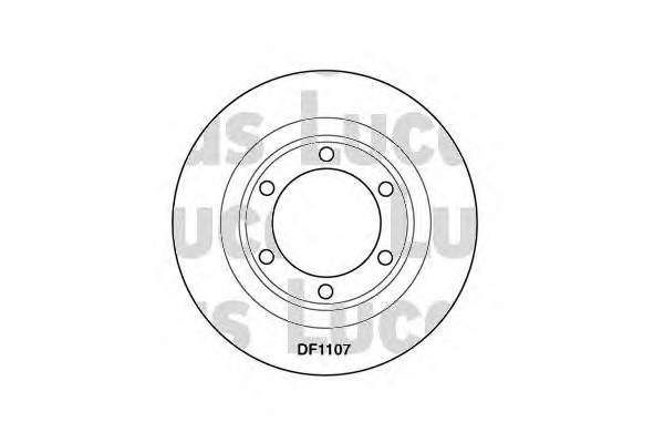 Freno de disco delantero CD6011S Bremsi