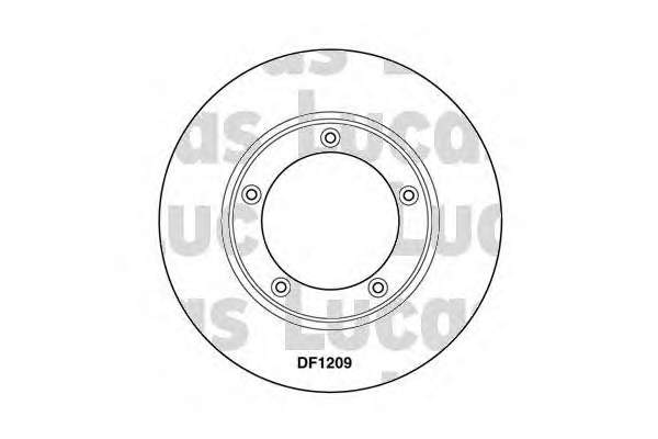 Freno de disco delantero CD6061S Bremsi