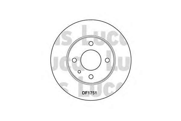 Freno de disco delantero 96609633 Fiat/Alfa/Lancia