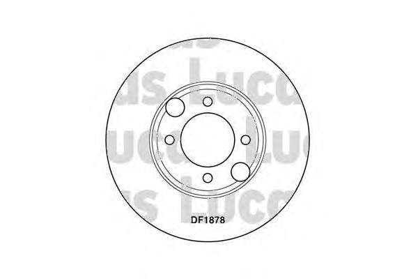 Disco de freno trasero JLM731 Jaguar