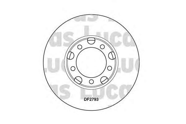 Freno de disco delantero CD6853S Bremsi