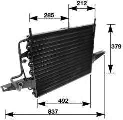 Radiador de aire acondicionado Ford Sierra (GBC,GBG)