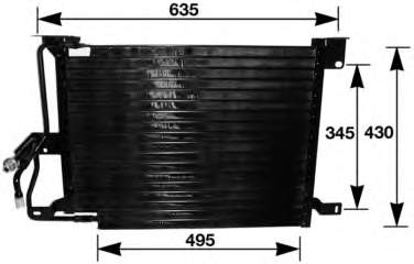 8FC351036361 HELLA condensador aire acondicionado