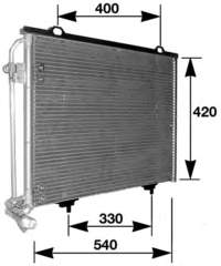 8FC351037331 HELLA condensador aire acondicionado