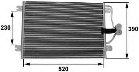 8FC351037751 HELLA condensador aire acondicionado