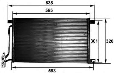 8FC351038211 HELLA condensador aire acondicionado