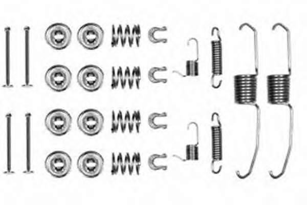 Kit de montaje, zapatas de freno traseras D3937A Autofren