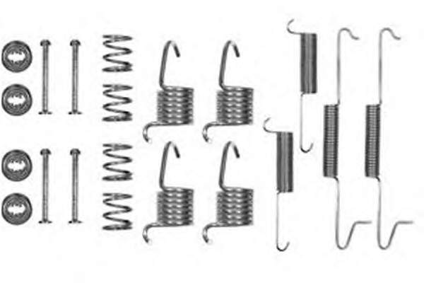 Kit de montaje, zapatas de freno traseras 1050649 Quick Brake