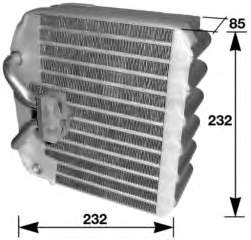 Evaporador, aire acondicionado 9760429000 Hyundai/Kia