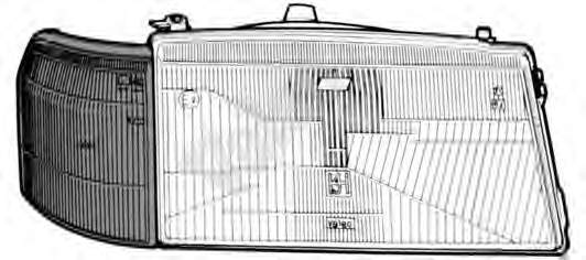 7700026 Fiat/Alfa/Lancia faro derecho