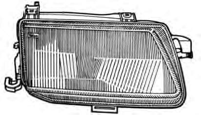Faro izquierdo 90511093 Opel