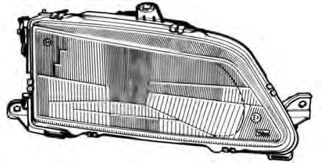 621321 Peugeot/Citroen cristal de faro izquierdo