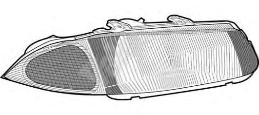 Faros delantero izquierdo para Rover 25 (RF)