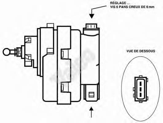 Motor regulador de faros 171434 Triclo