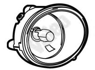 Luz antiniebla izquierdo 087597 VALEO