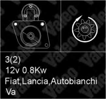 Motor de arranque 433325 VALEO