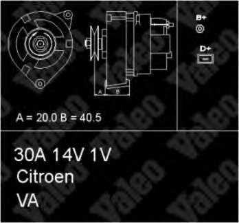 433351 VALEO alternador