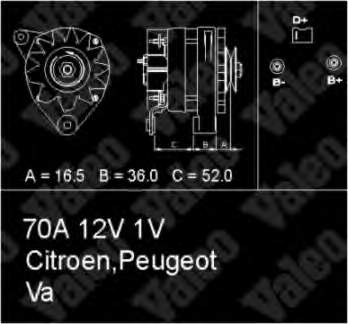 433368 VALEO alternador