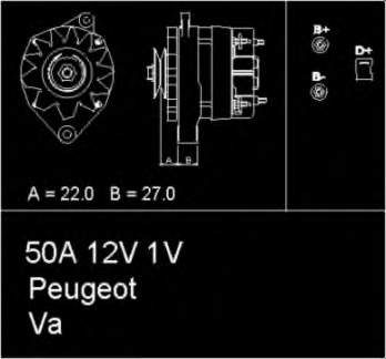 Alternador 433375 VALEO