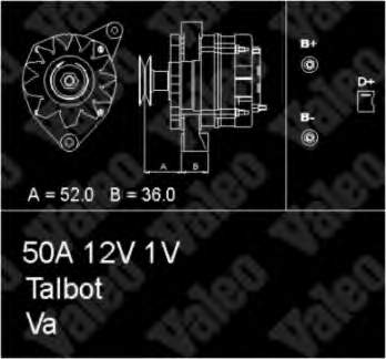 Alternador 433405 VALEO