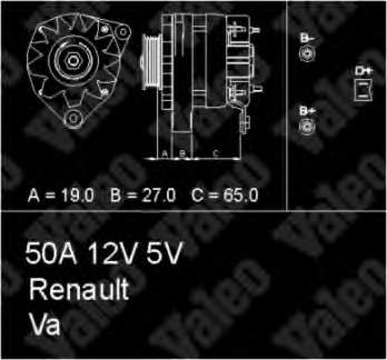 433441 VALEO alternador