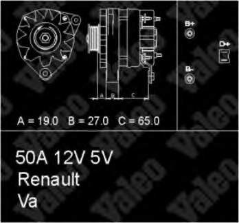 433488 VALEO alternador