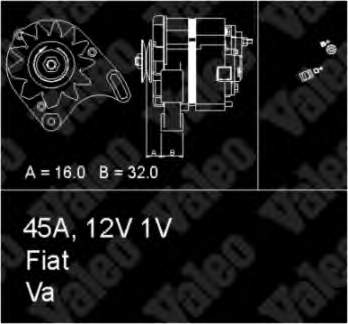 Alternador 436118 VALEO