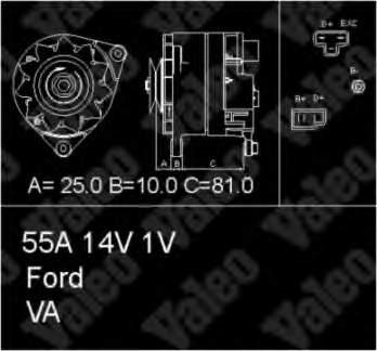 436170 VALEO alternador