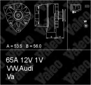 Alternador 436189 VALEO