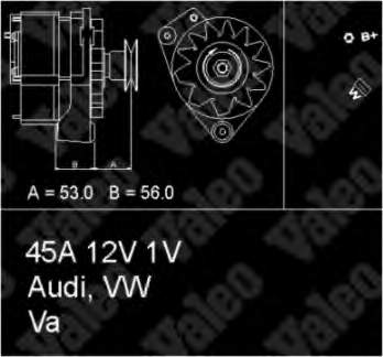 Alternador 436192 VALEO