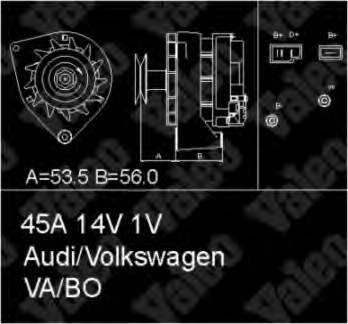 Alternador 436208 VALEO