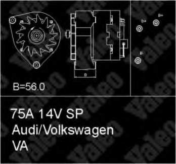 436211 VALEO alternador