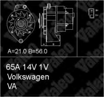 Alternador 436219 VALEO