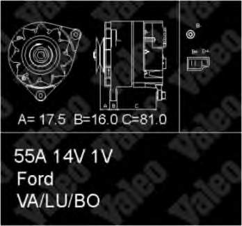 436223 VALEO Alternador de coche