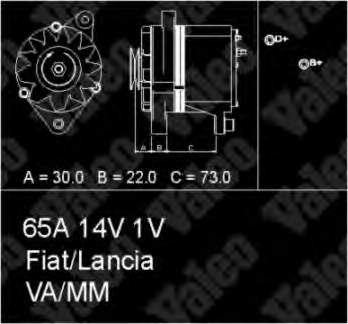 Alternador 436235 VALEO